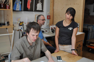 Künstler-Atelier in der Behindertenwerkstatt des HPCA Oberschleissheim